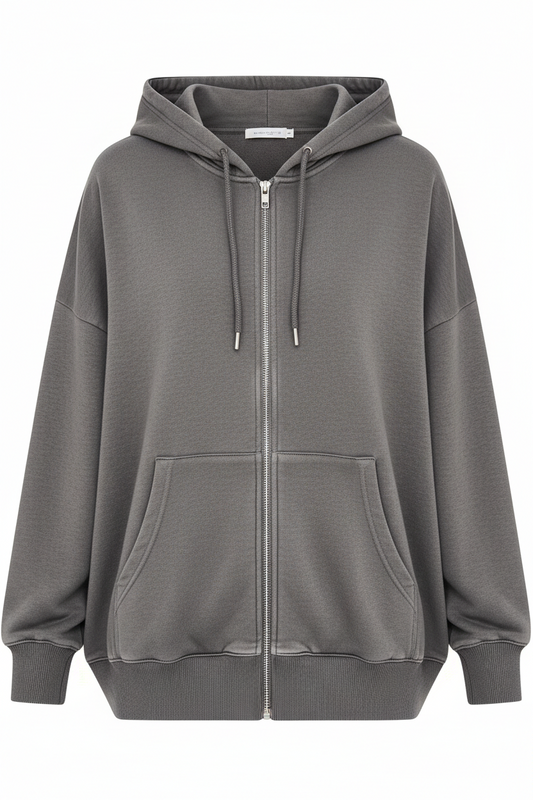 Oversized Zip-Up Hoodie